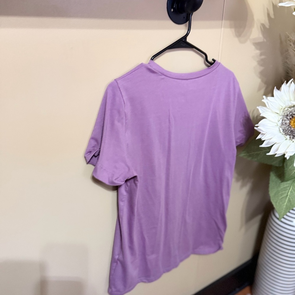 Purple Sunflower Graphic Women's Top - Picture 2 of 2